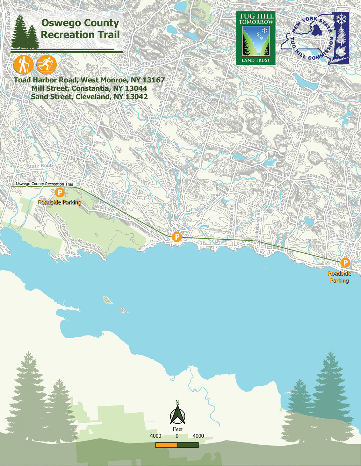 Oswego County Recreation Trail Map